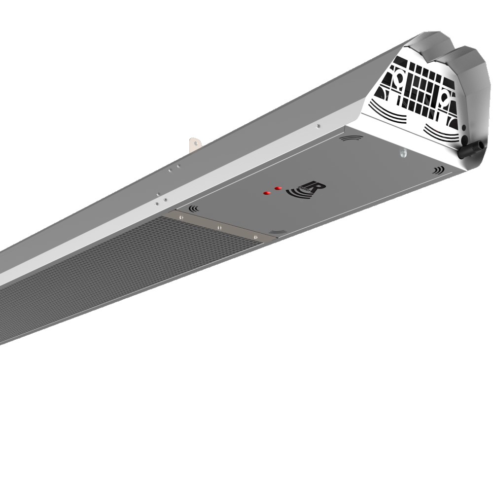 Close up of a product shot of IR Energy Inc. EvenTube ETSV40N vented marine grade high output gas patio heater